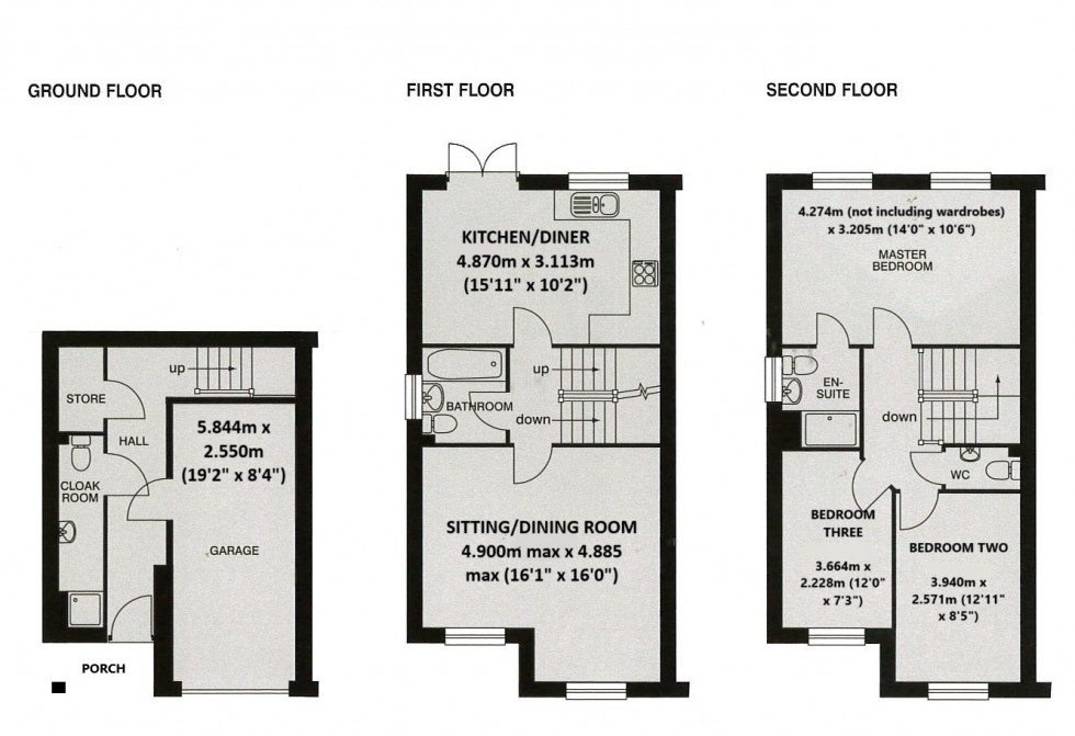 Floorplan for St Ann's Chapel, Gunnislake