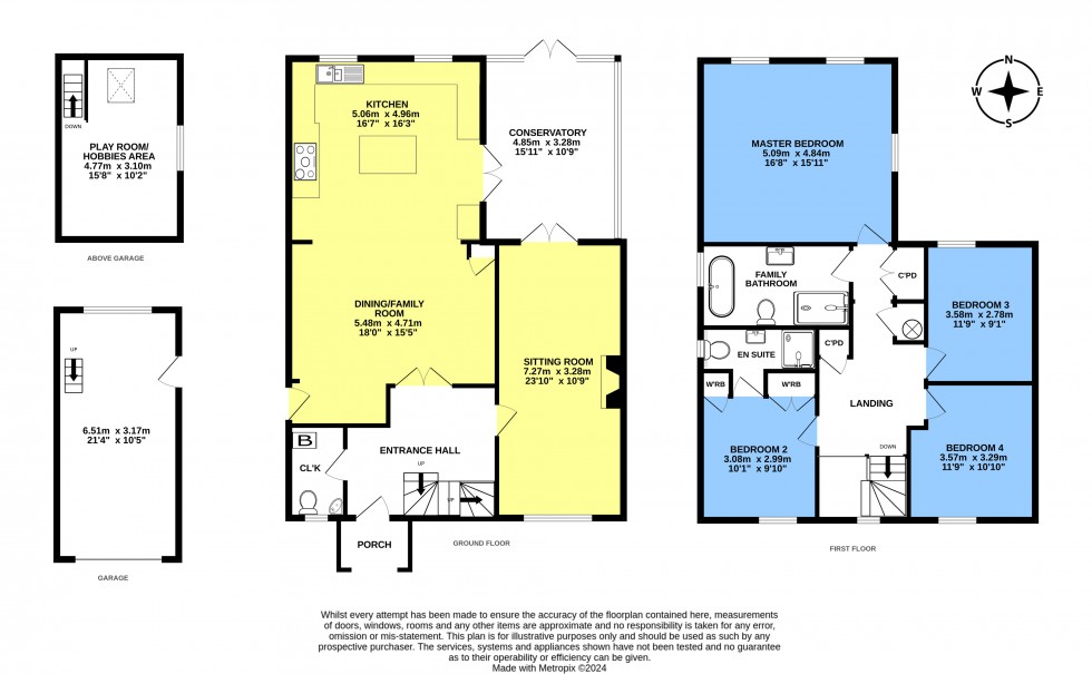 Floorplan for Harrowbarrow, Cornwall