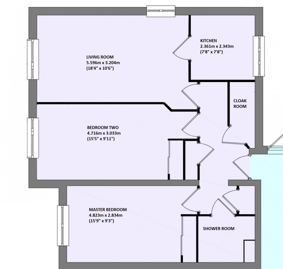 Floorplan for Tavistock