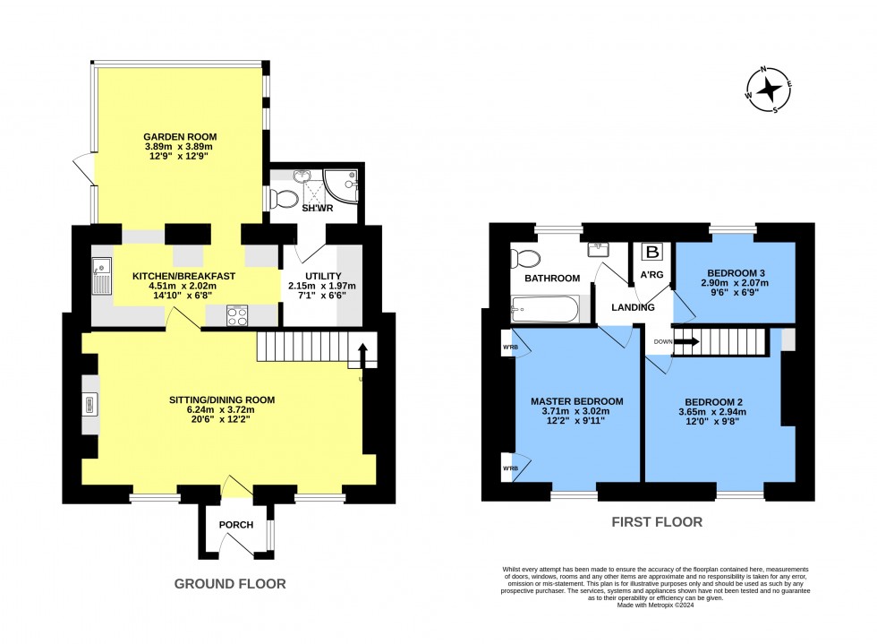 Floorplan for St Ann's Chapel, Cornwall
