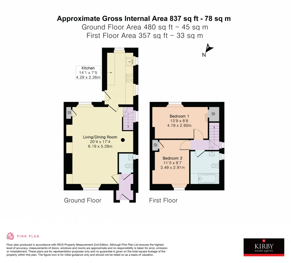 Floorplan for Whitchurch, Tavistock