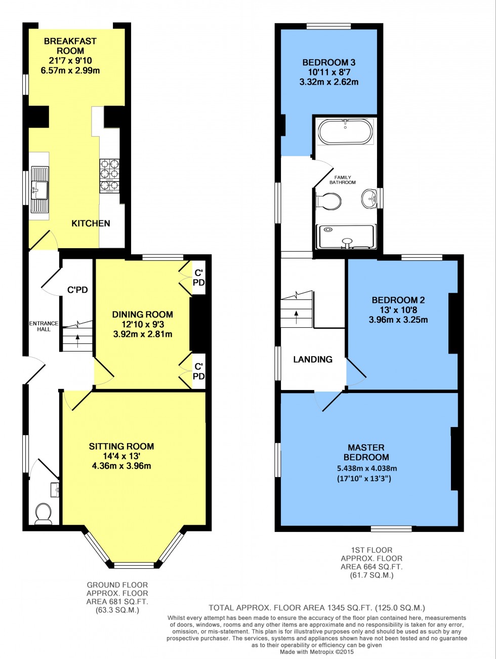 Floorplan for Tavistock
