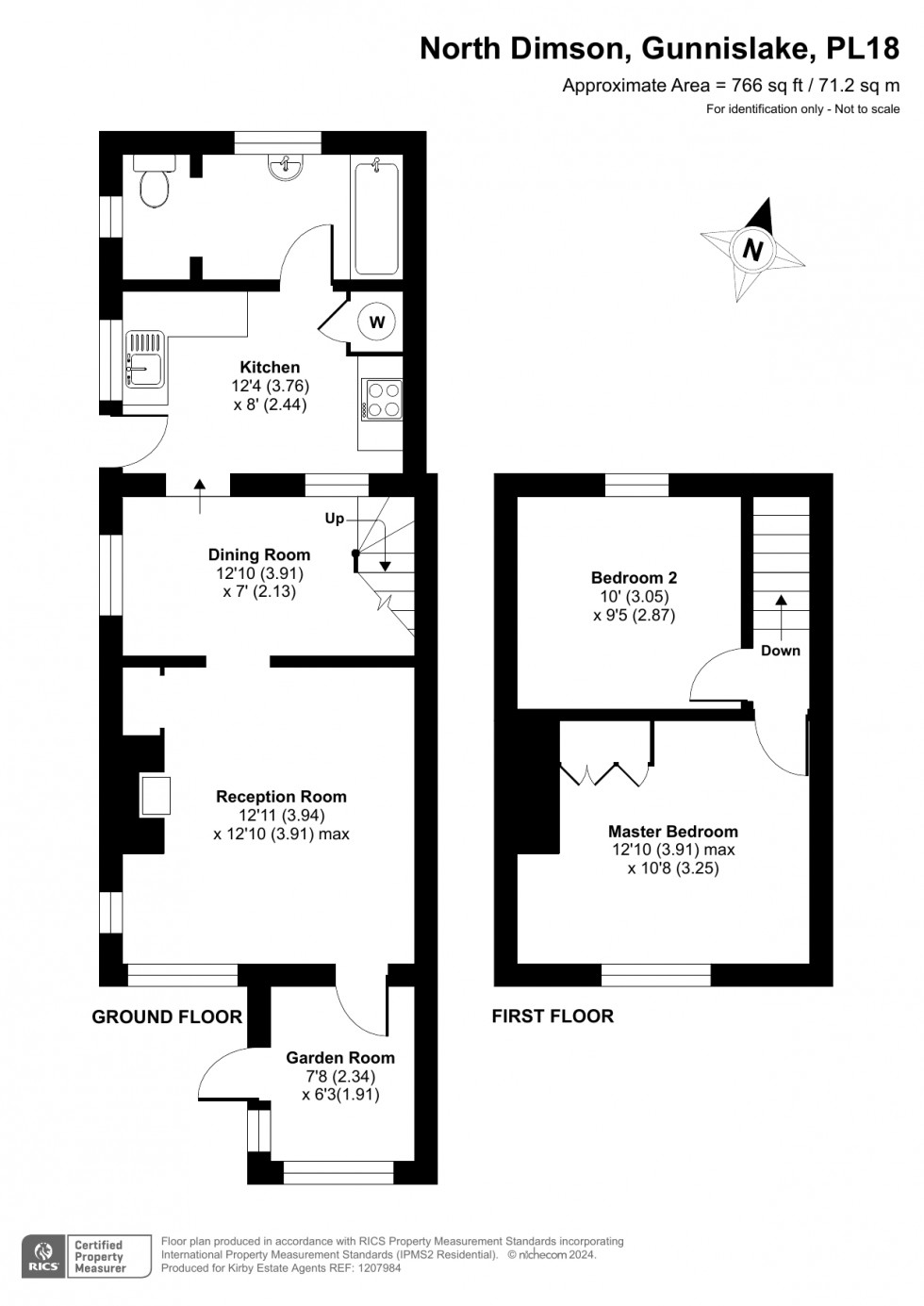 Floorplan for North Dimson, Gunnislake
