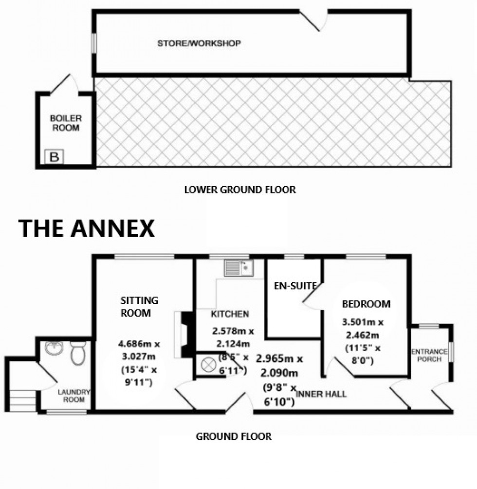 Floorplan for Chilsworthy, Gunnislake
