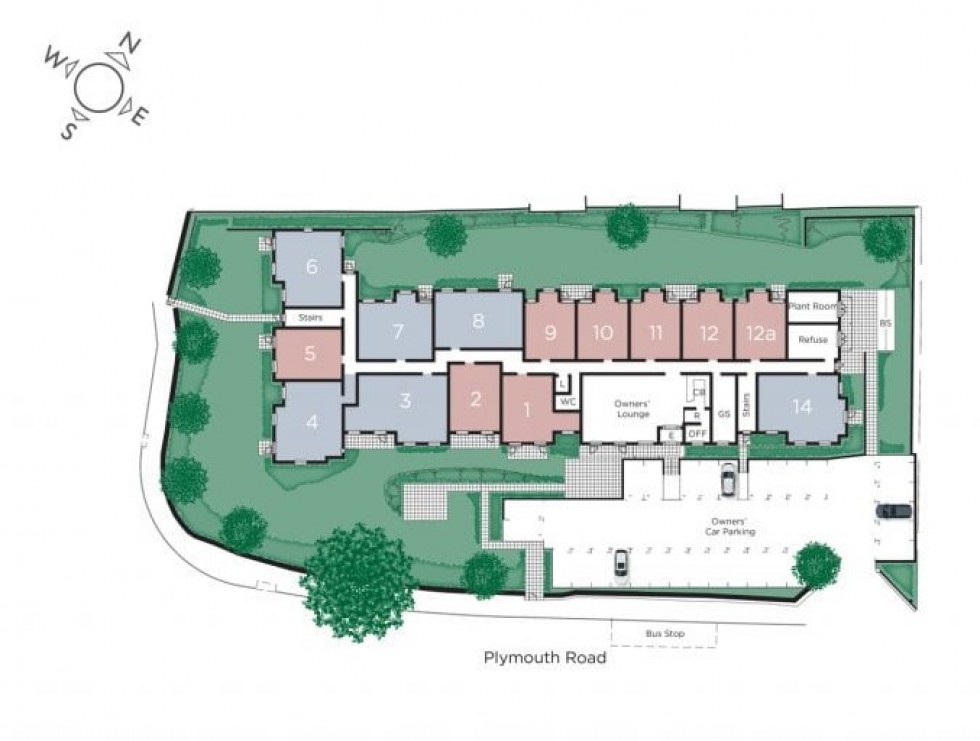 Floorplan for Fitzford Lodge, Tavistock