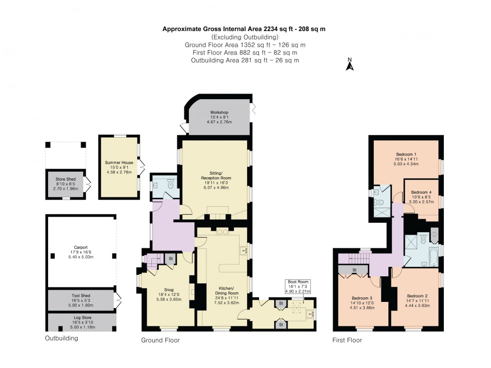 Floorplan for Sydenham Damerel, Tavistock